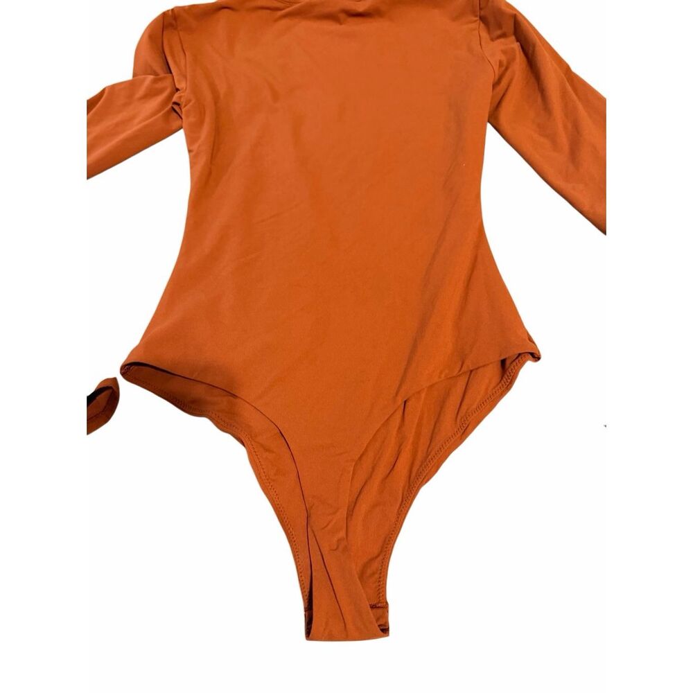 NWOT Skims Women's Size Small Orange Sleeveless One Piece Bodysuit